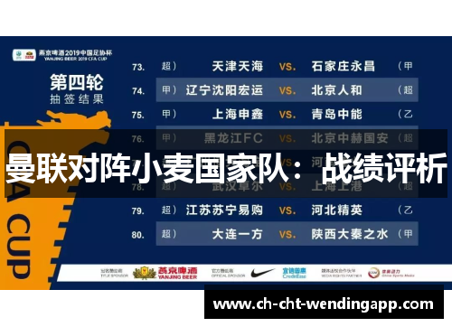 曼联对阵小麦国家队：战绩评析