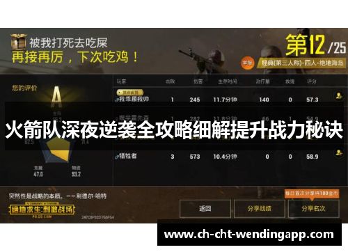 火箭队深夜逆袭全攻略细解提升战力秘诀